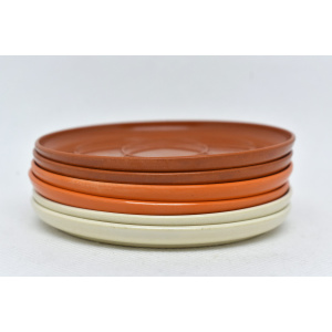 Mid century round coasters set of 6