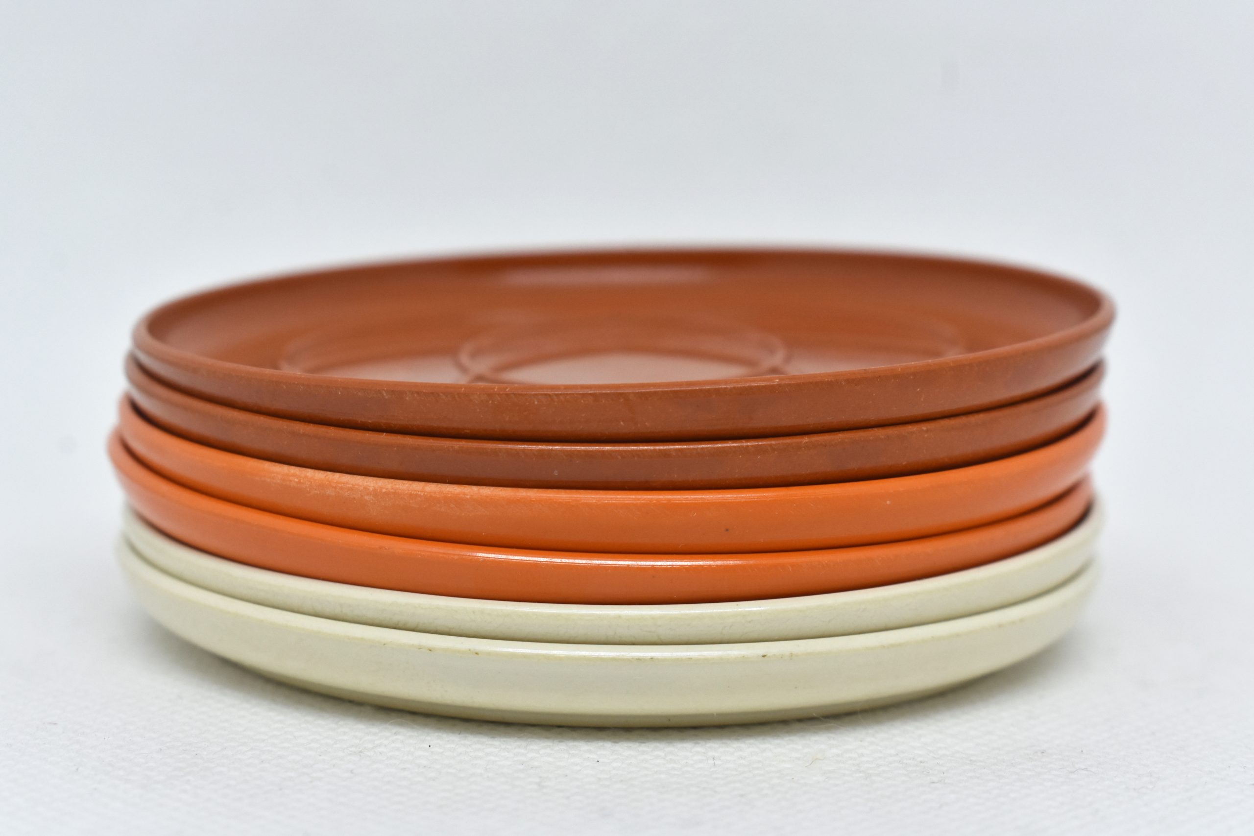 Mid century round coasters set of 6