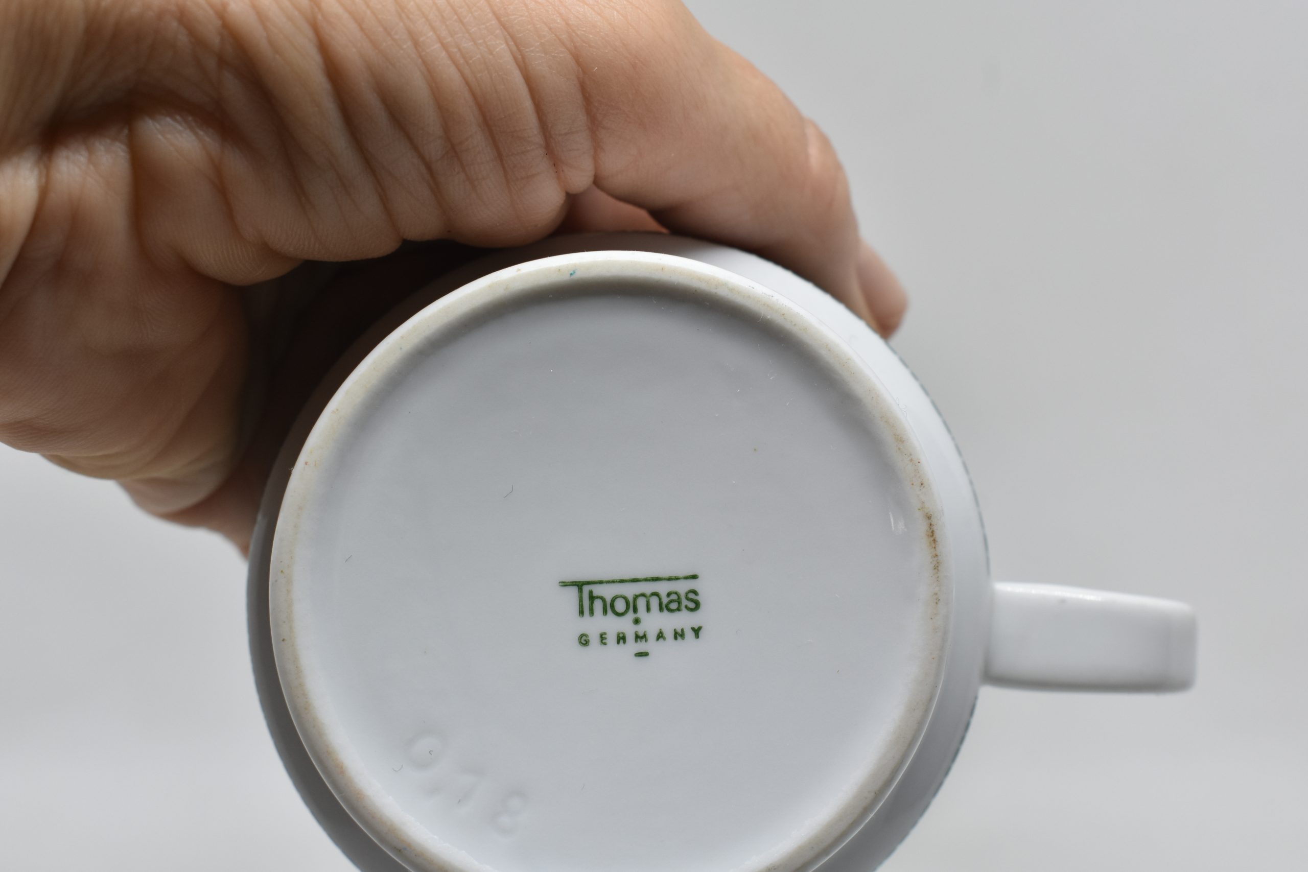 Thomas Rosenthal Tea Set Cup, Midcentrury Porcelain Tea Cup and Saucer