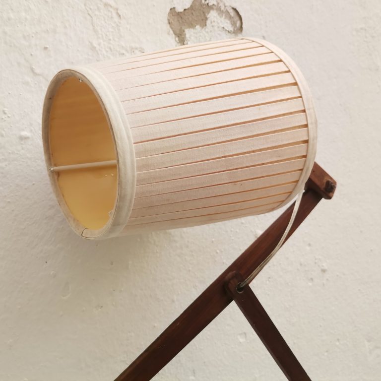 Wooden Scissor Lamp Accordion Wall Light Fixture Danish Modern Lighting