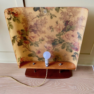 Mid Century Modern Chintz Fire Screen