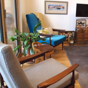 Blue Velvet Guy Rogers Manhattan Armchair