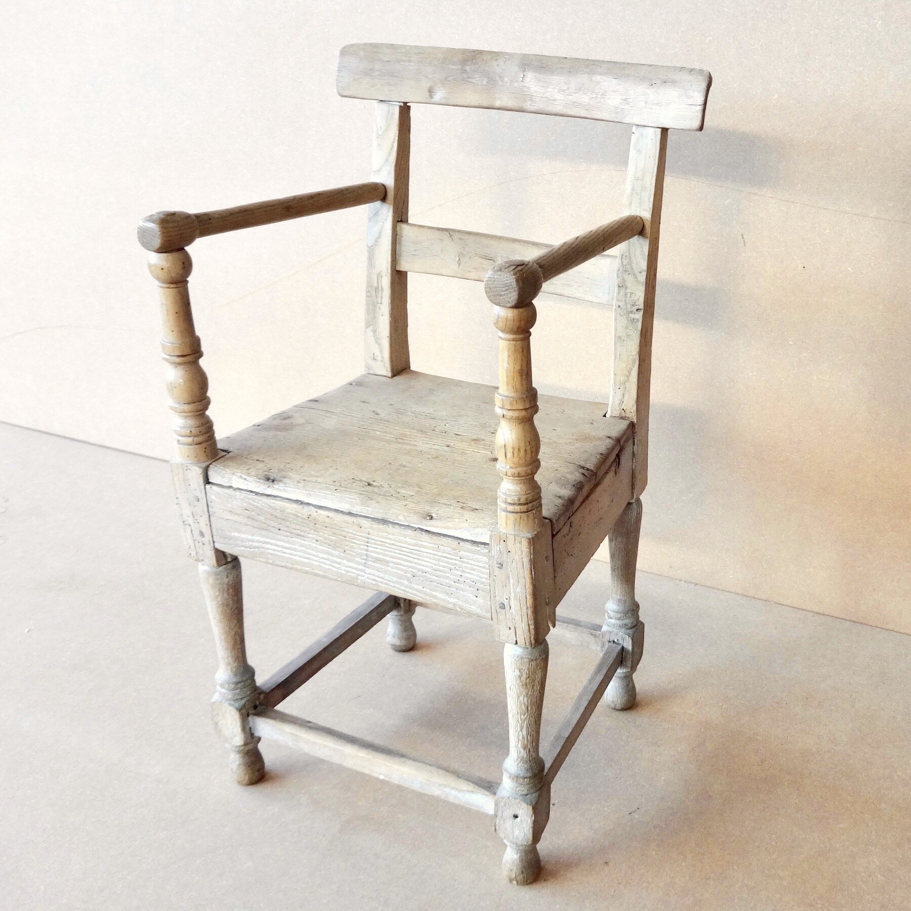 18th Century Ash and Oak Child's Chair