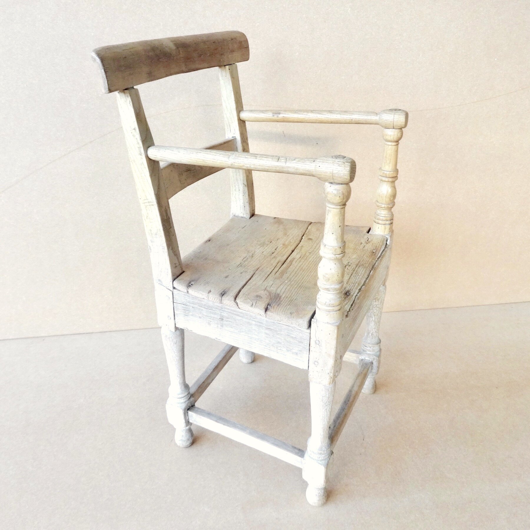 18th Century Ash and Oak Child's Chair