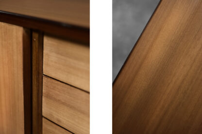 Mid-Century Danish Modern Exotic Wood Sideboard with Drawers, 1970s - Image 21