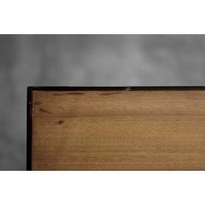 Mid-Century Danish Modern Exotic Wood Sideboard with Drawers, 1970s