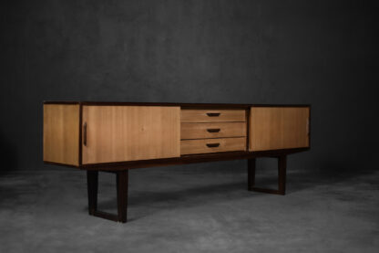 Mid-Century Danish Modern Exotic Wood Sideboard with Drawers, 1970s - Image 2