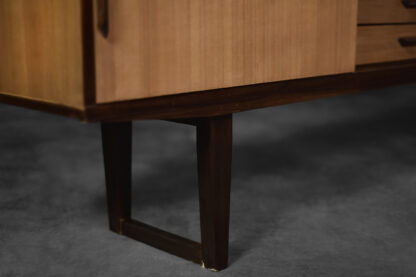 Mid-Century Danish Modern Exotic Wood Sideboard with Drawers, 1970s - Image 12