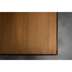 Mid-Century Danish Modern Exotic Wood Sideboard with Drawers, 1970s