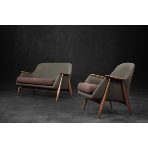 Vintage Mid-Century Finnish Modernist Living Room Set Pallas by Svante Skogh for Asko, 1950s