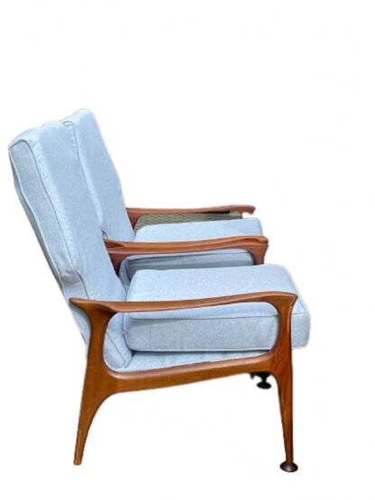 Mid-Century Danish Teak Lounge Chairs By Fred Lowen - Image 13