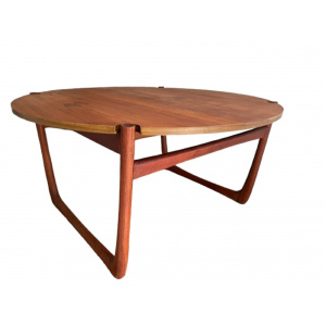 France and Son Mid Century Round Coffee Table