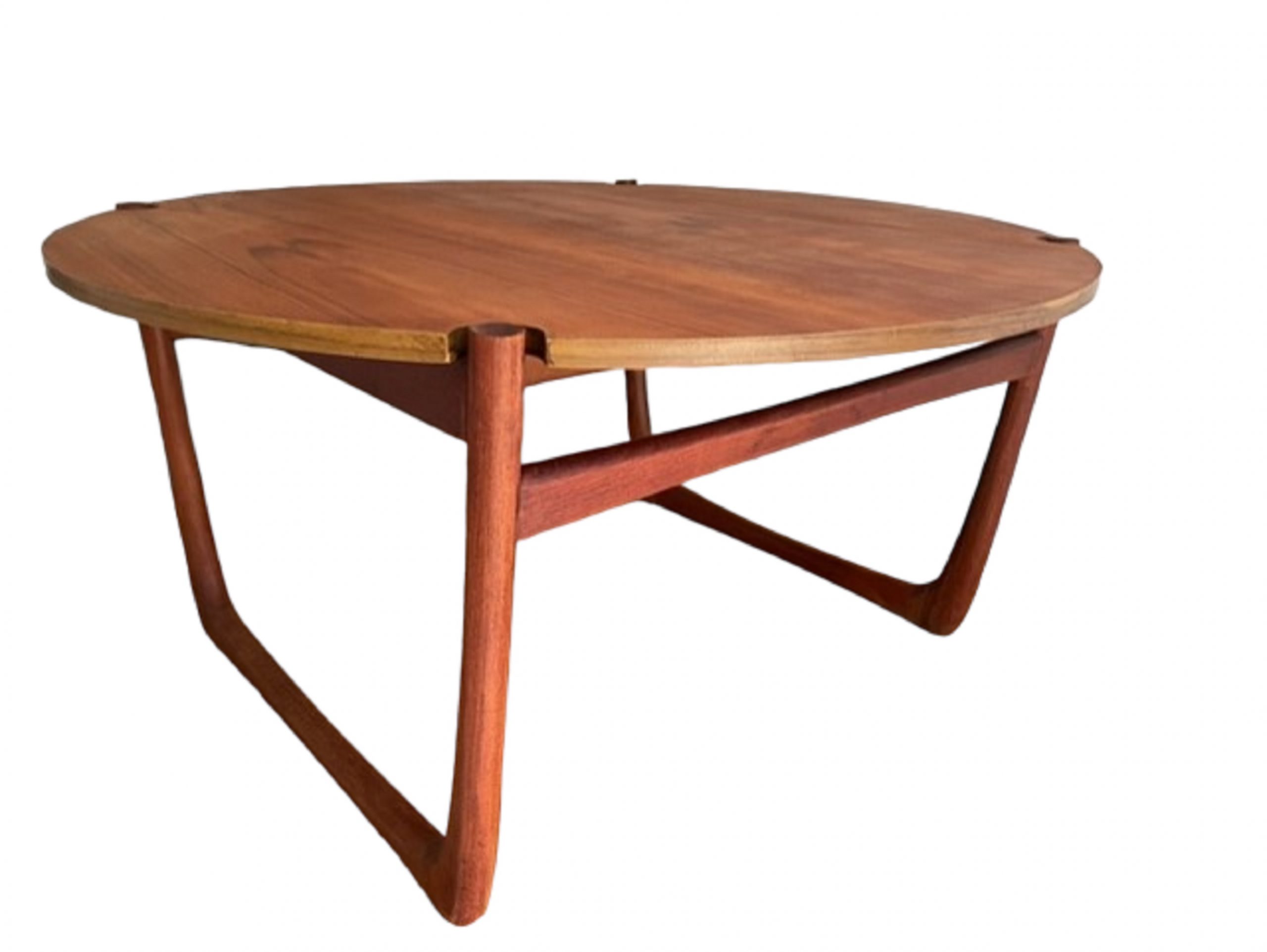 France and Son Mid Century Round Coffee Table