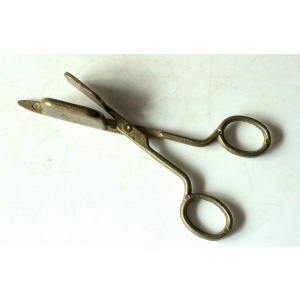 1950s - brass candle scissors - candle snuffer