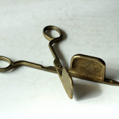 1950s - brass candle scissors - candle snuffer