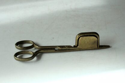 1950s - brass candle scissors - candle snuffer - Image 3