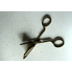 1950s - brass candle scissors - candle snuffer
