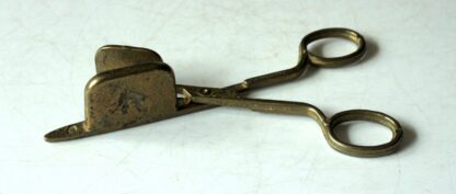 1950s - brass candle scissors - candle snuffer - Image 5