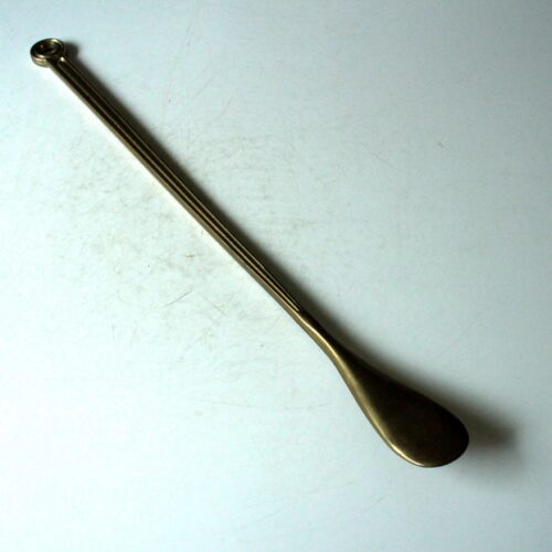 Beautifull solid brass shoehorn, Width 18.5 in - vintage from the 1960s