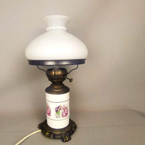 Large Gone with the wind Hurricane ceramic bedside table lamp