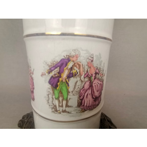 Large Gone with the wind Hurricane ceramic bedside table lamp