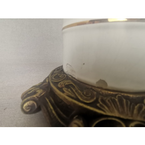 Large Gone with the wind Hurricane ceramic bedside table lamp