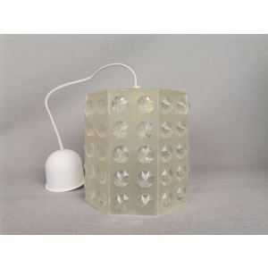 Translucent acrylic Ceiling lamp vintage Lucite Mid century modern light fixture