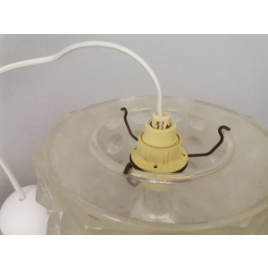 Translucent acrylic Ceiling lamp vintage Lucite Mid century modern light fixture