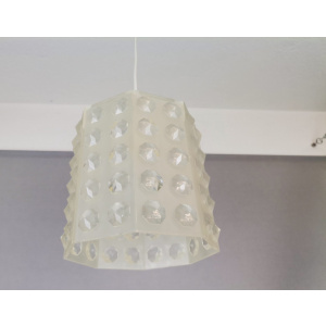 Translucent acrylic Ceiling lamp vintage Lucite Mid century modern light fixture
