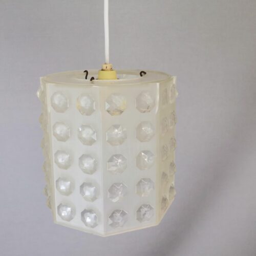 Translucent acrylic Ceiling lamp vintage Lucite Mid century modern light fixture