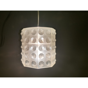 Translucent acrylic Ceiling lamp vintage Lucite Mid century modern light fixture
