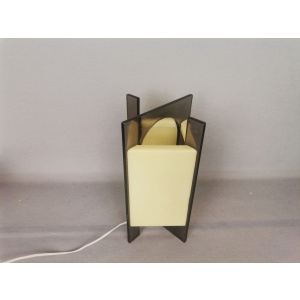 Dutch vintage Acrylic accent table lamp modernist 60s mid century modern