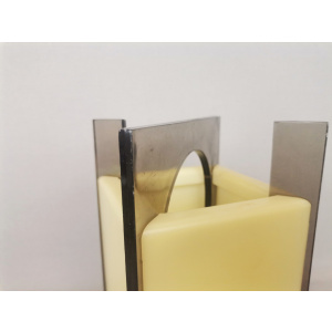 Dutch vintage Acrylic accent table lamp modernist 60s mid century modern