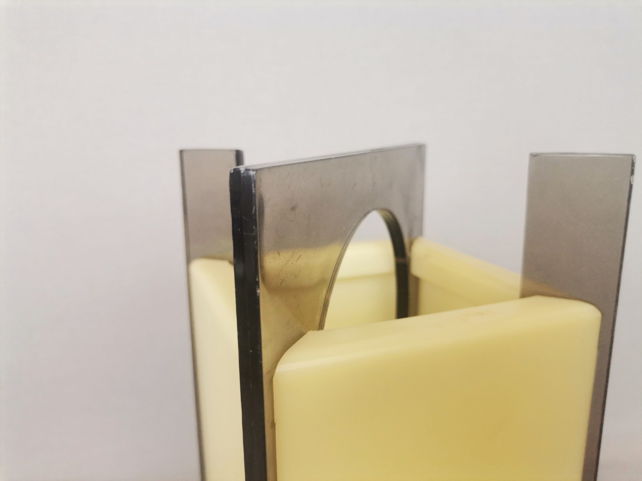 Dutch vintage Acrylic accent table lamp modernist 60s mid century modern