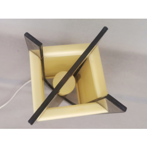 Dutch vintage Acrylic accent table lamp modernist 60s mid century modern
