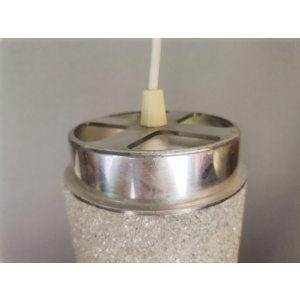 German mid century minimalist lucite resin hangimg lamp