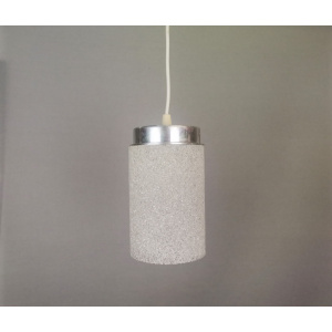 German mid century minimalist lucite resin hangimg lamp