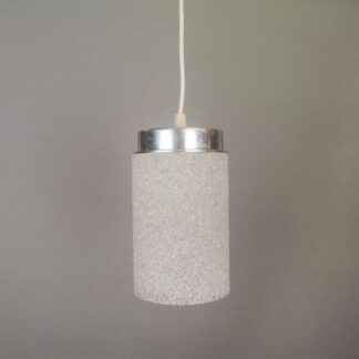 German mid century minimalist lucite resin hangimg lamp