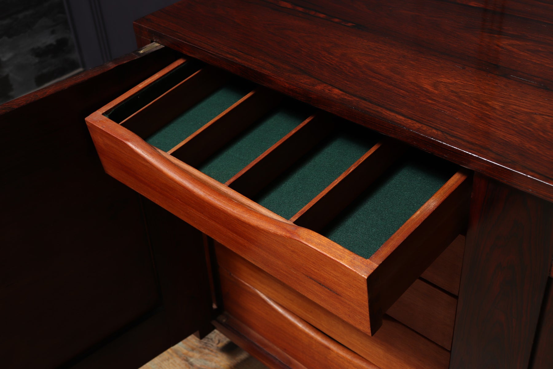 Brazilian Sideboard In Rosewood, 1950s
