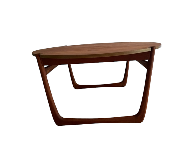 France and Son Mid Century Round Coffee Table