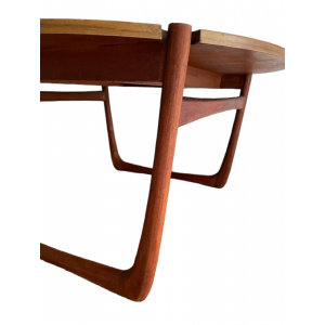 France and Son Mid Century Round Coffee Table