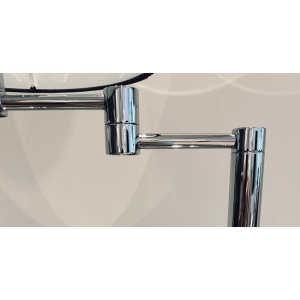 Nessen USA Swing Arm Chrome Table Lamps