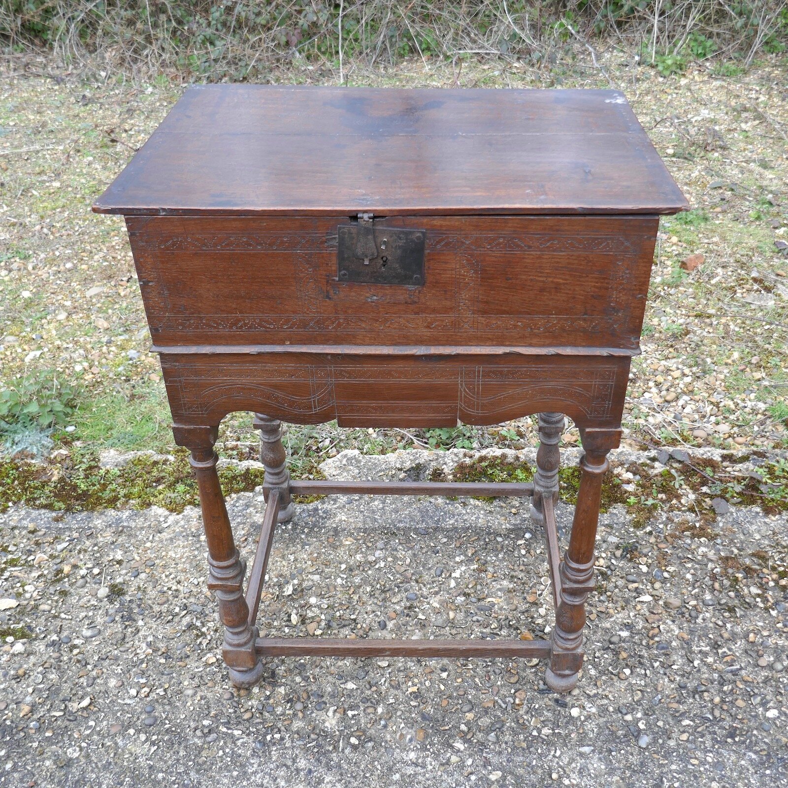 Oak Document Box English Civil War