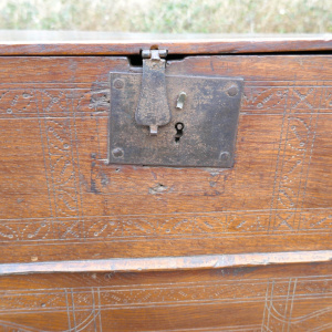 Oak Document Box English Civil War