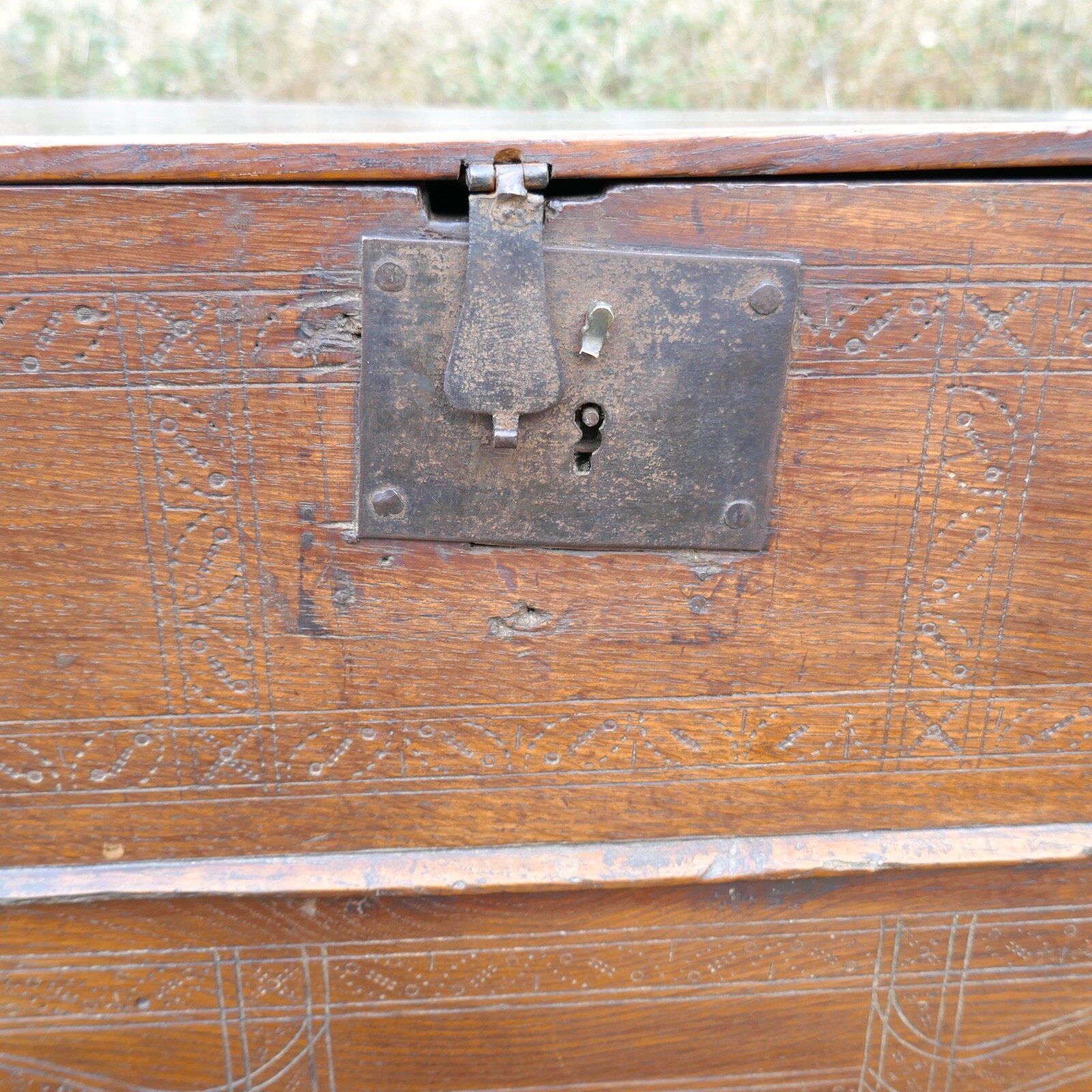 Oak Document Box English Civil War