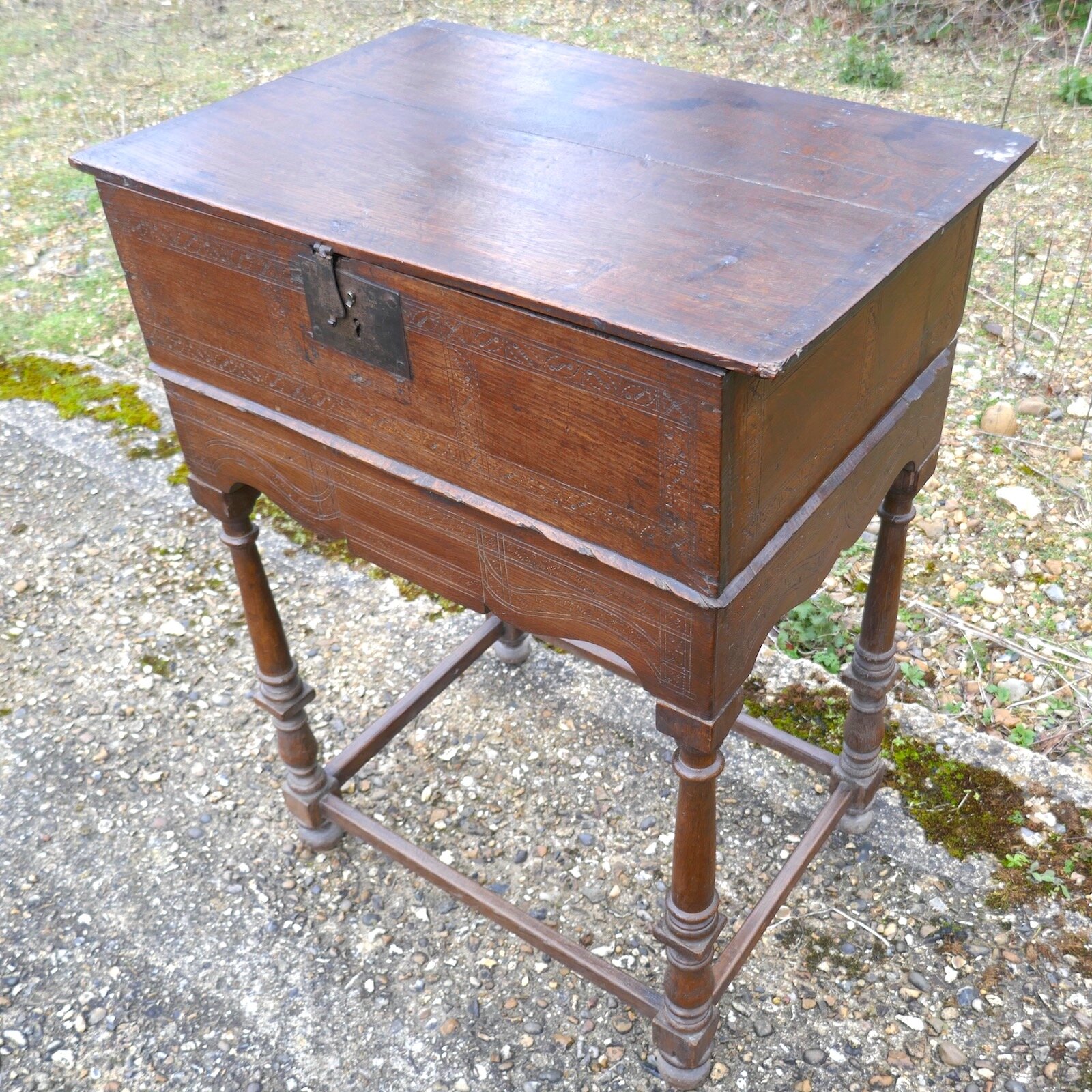 Oak Document Box English Civil War