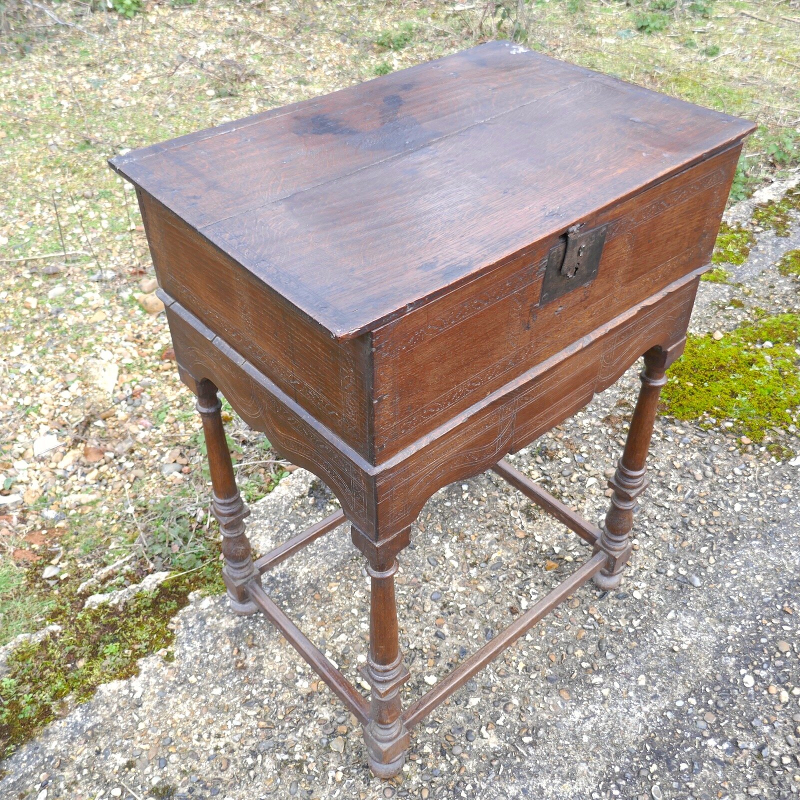 Oak Document Box English Civil War