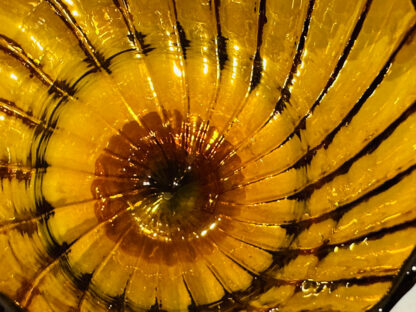 Amber Swirled Italian Glass Vases, 1960s - Image 12