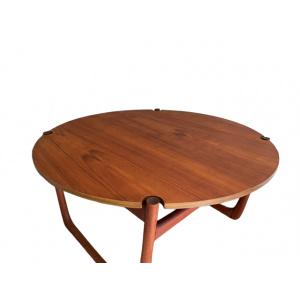 France and Son Mid Century Round Coffee Table