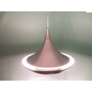 Mid Century Copper Pendant Light VEB Metalldrücker Halle